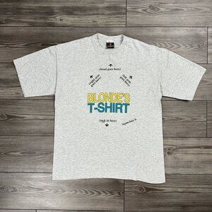 Vintage 90’s Funny Blonde’s T Shirt